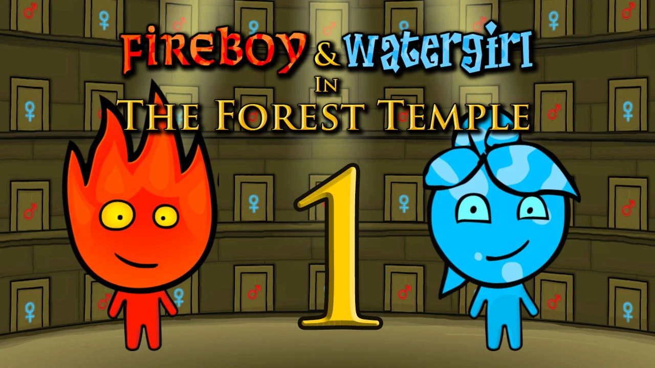Screenshot of Play Fireboy & Watergirl: Forest Temple available on the Drift Boss arcade hub catalog